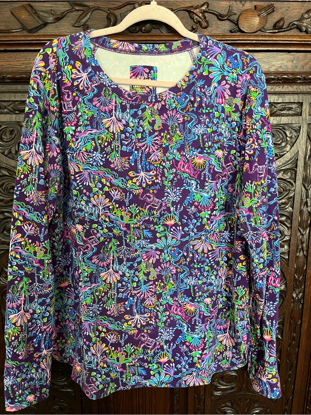 Lilly Pulitzer Blythe Luxletic pullover top XL